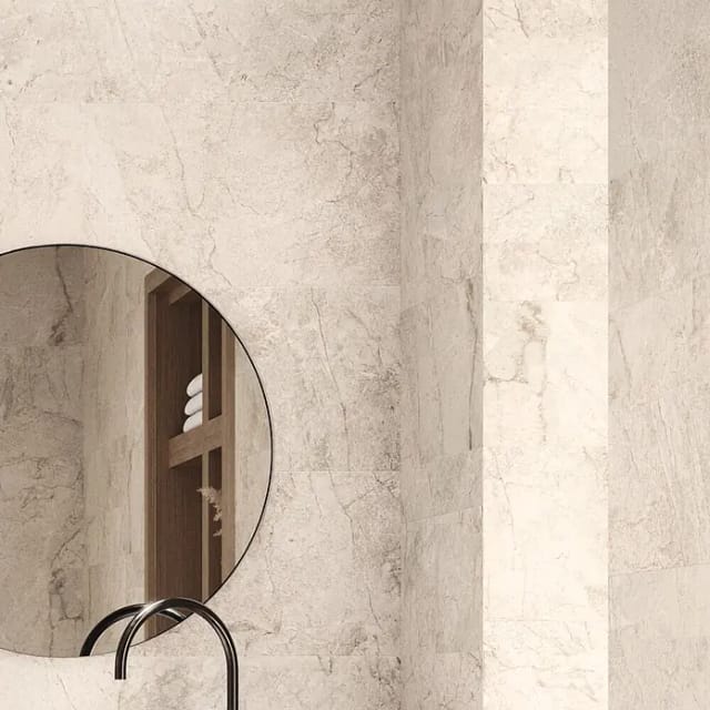 Wandfliese Lorena (40 x 120 cm, Bone, Matt)