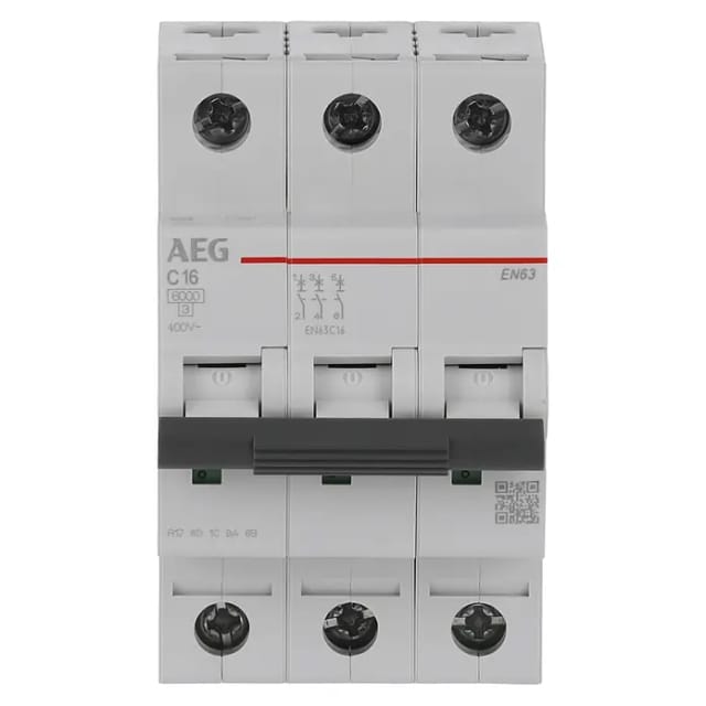 AEG Sicherungsautomat Elfa Plus EN63C16 (Polanzahl: 3 Stk.)