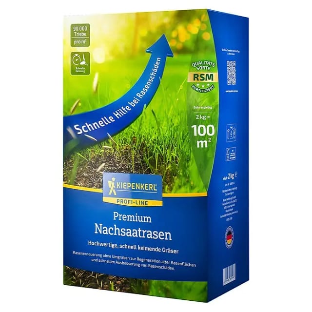 Kiepenkerl Profi-Line Nachsaat-Rasen Premium (2 kg, 100 m²)