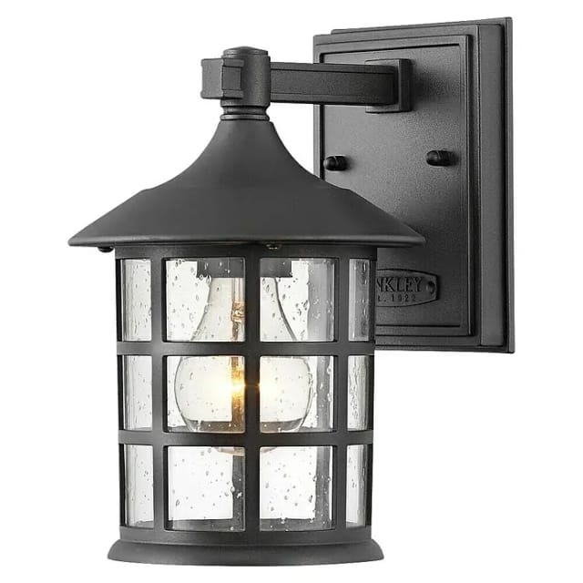 Elstead Außenwandleuchte Freeport (60 W, 18,5 x 23,8 x 23,8 cm, Schwarz, IP44)