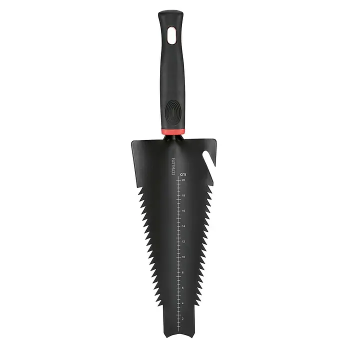 Easymaxx Schaufel Mulfifunktion 4-in-1 (Breite: 110 mm, Schwarz)