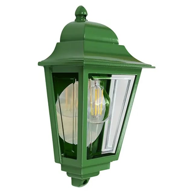 Elstead Außenwandleuchte Deco lane (60 W, 11 x 32,5 x 32,5 cm, Grün, IP44)