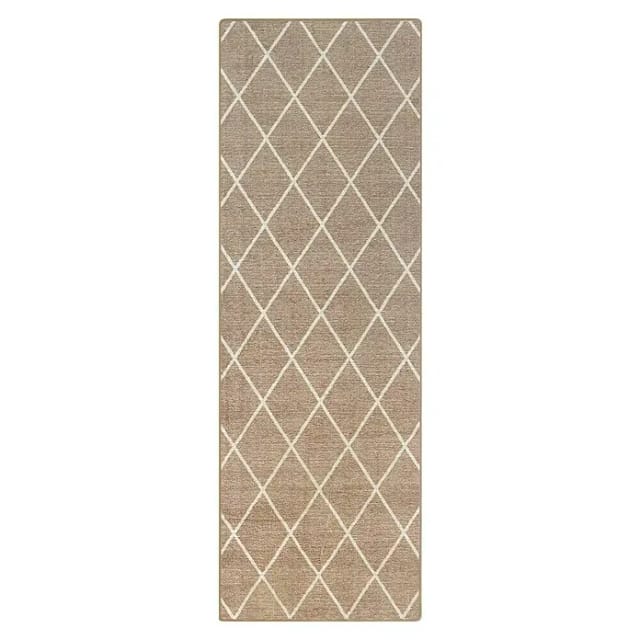 Teppichläufer Cosenza (Beige, 100 x 80 cm, 100 % Polyamid)