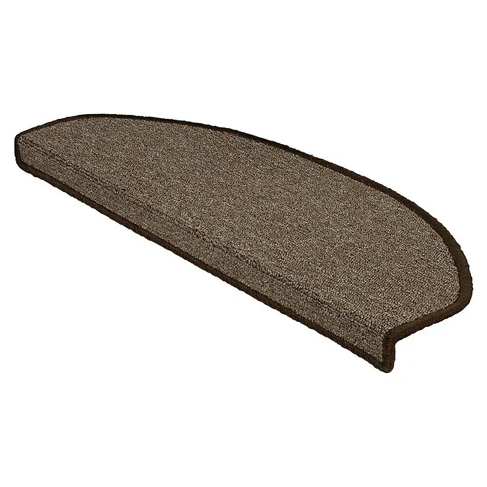 Stufenmatte London (65 x 25 cm, Dunkelbraun, Halbrund)