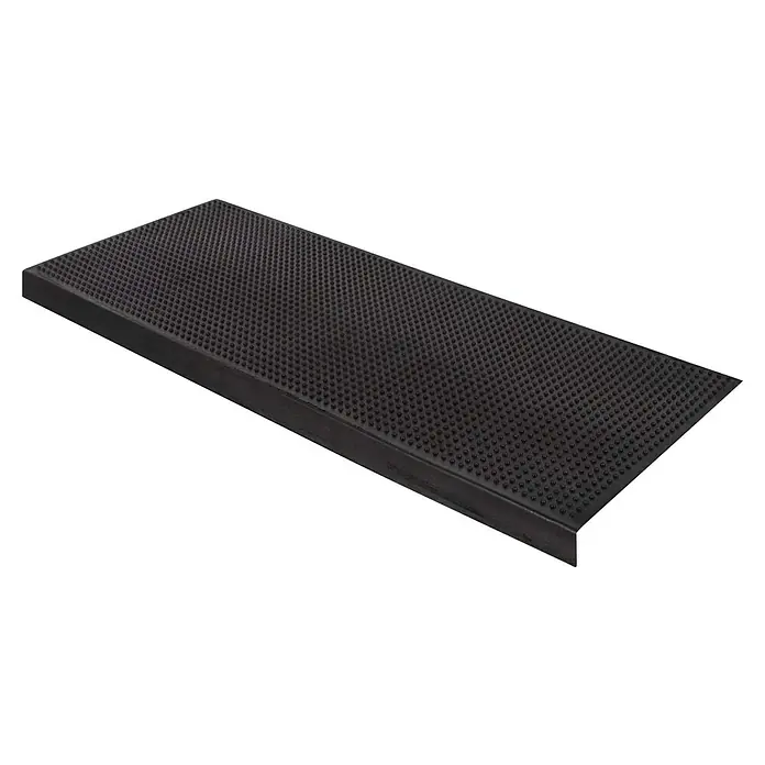 Stufenmatte Santi (75 x 25 cm, 100 % Gummi, Schwarz)