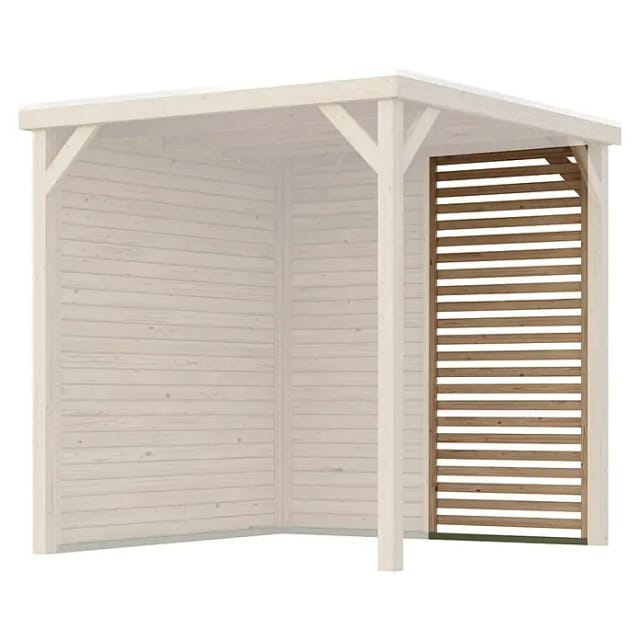 Karibu Pavillon-Seitenwand Lamelle Cubeco (106,5 x 229,5 cm, Passend für: Gartenpavillon Cubeco)