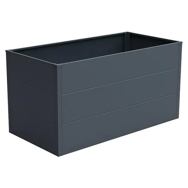 KGT Hochbeet UrbanGrow L (149 x 74 x 78 cm, Metall, Anthrazit-grau)