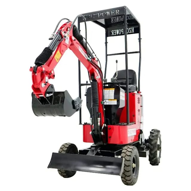 HZC Power Minibagger BVR600K (7,35 kW, Benzin, Auslegerschwenkbereich: -30 ° - 30 °)