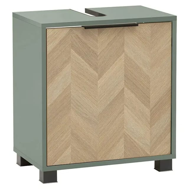 Schildmeyer Piazza Waschtischunterschrank (B x T x H: 50 x 33 x 56 cm, Eiche/Pistazie, Matt)
