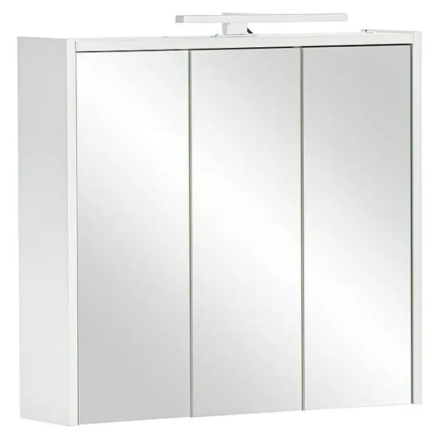 Schildmeyer Palermo LED-Spiegelschrank (B x H: 65 x 62,7 cm, Weiß)