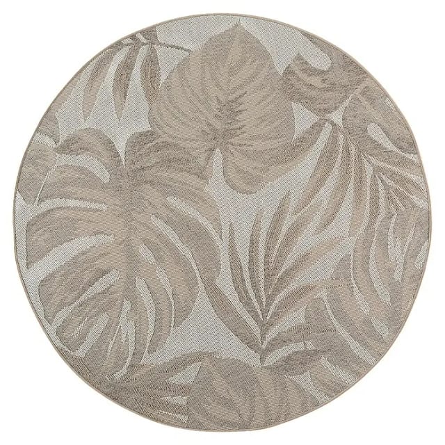 Outdoor-Teppich Desert 1302 (Beige, Durchmesser: 200 cm, 100 % Polypropylen)