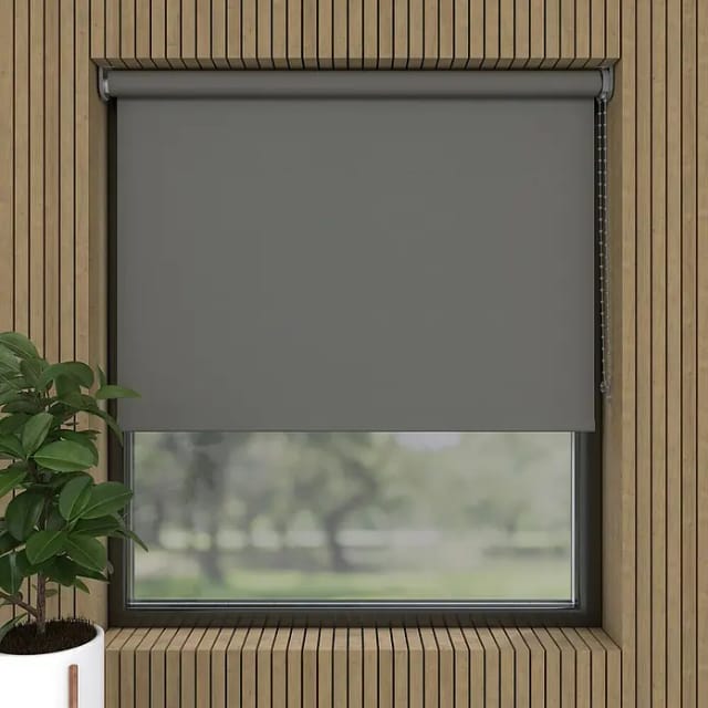 Verdunkelungsrollo (B x H: 40 x 190 cm, Metall, 100 % Polyester)
