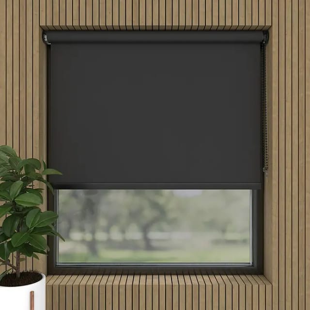 Verdunkelungsrollo Luxus (B x H: 40 x 190 cm, Anthrazit)