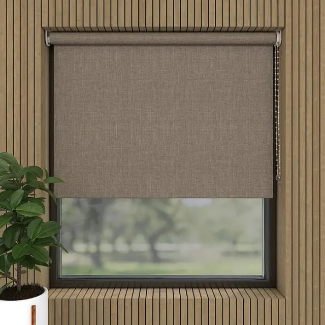 Verdunkelungsrollo Struktur (B x H: 40 x 190 cm, Beige)