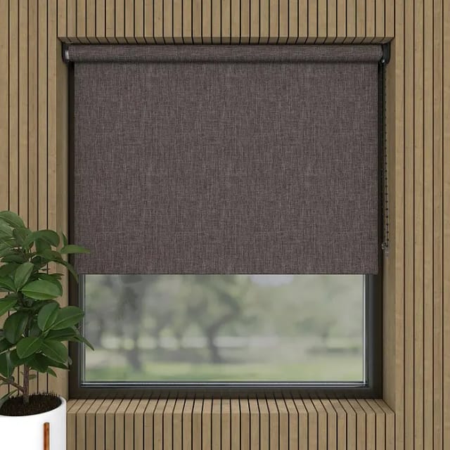Verdunkelungsrollo Struktur (B x H: 40 x 190 cm, Anthrazit)