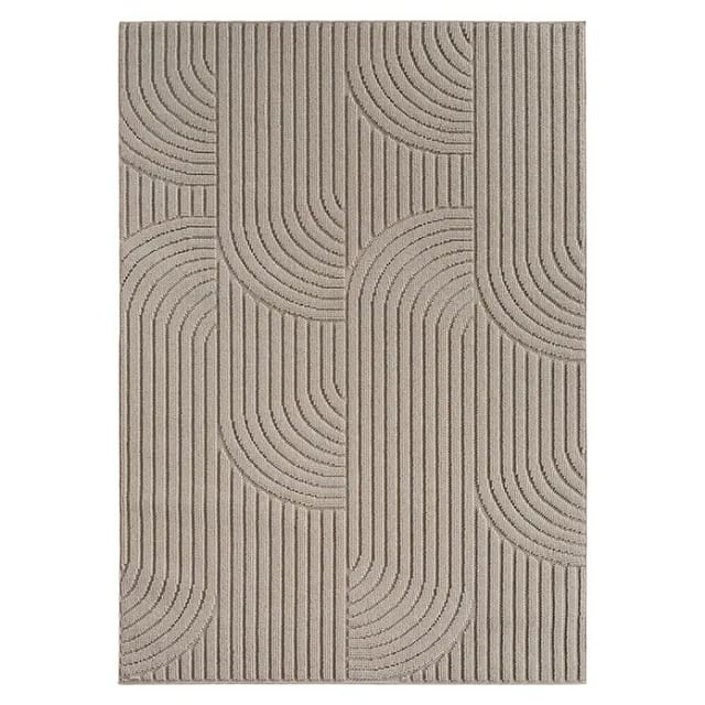 Flachgewebeteppich Helix 2201 (Beige, 230 x 160 cm, 100 % Polyester)