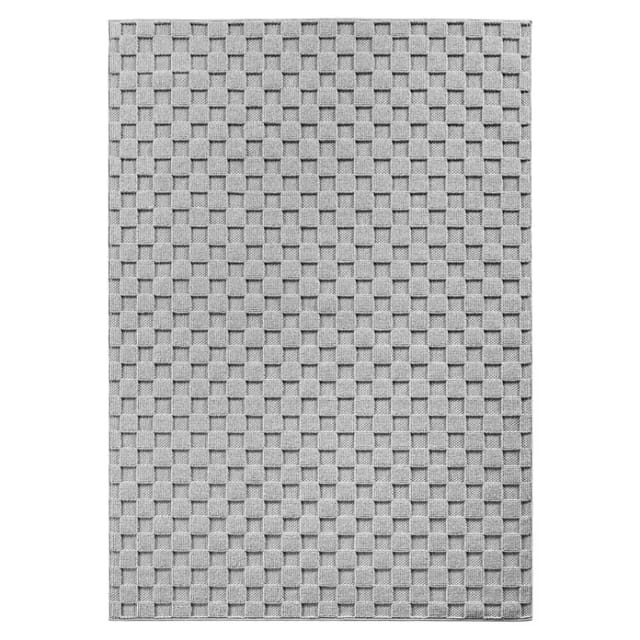 Flachgewebeteppich Helix 2203 (Silber, 200 x 140 cm, 100 % Polyester)