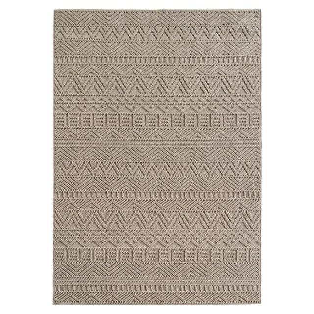 Flachgewebeteppich Helix 2202 (Beige, 370 x 280 cm, 100 % Polyester)
