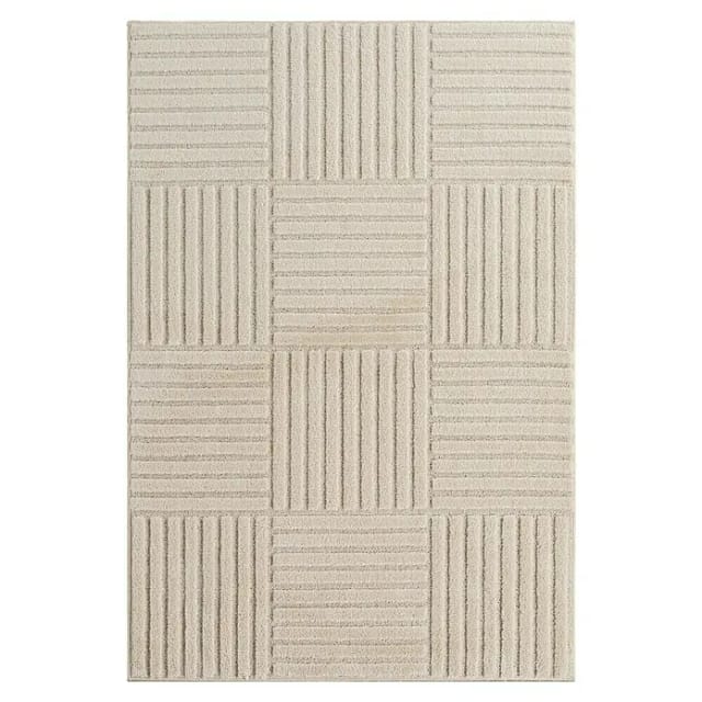 Kurzflorteppich Art 1123 (Creme, 250 x 80 cm, 100 % Polypropylen)