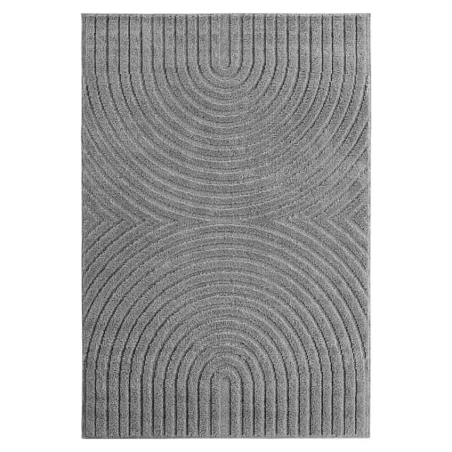 Kurzflorteppich Art 1122 (Silber, 290 x 200 cm, 100 % Polypropylen)