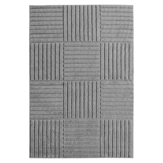 Kurzflorteppich Art 1123 (Silber, 290 x 200 cm, 100 % Polypropylen)