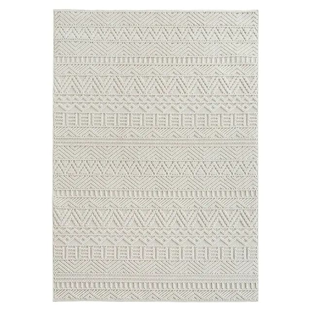 Flachgewebeteppich Helix 2202 (Creme, 340 x 240 cm, 100 % Polyester)