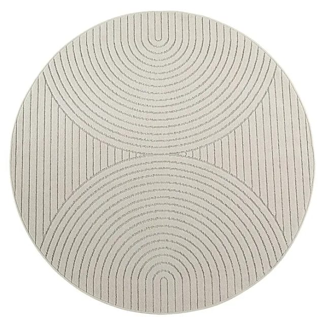 Outdoor-Teppich Nova I (Cream, Durchmesser: 160 cm, 100 % Polypropylen)