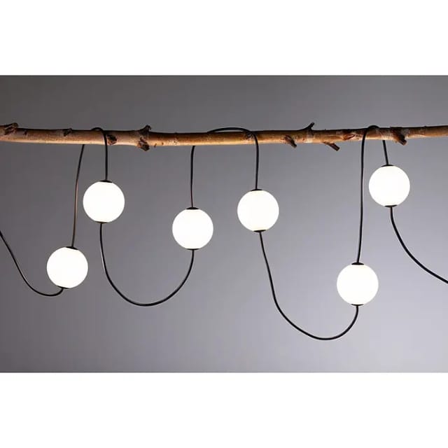 Paulmann Plug & Shine LED-Lichterkette Naima Basisset (Außen, Warmweiß, Anzahl Leuchtmittel: 6 Stk., Länge: 5,8 m, Netzbetrieben)