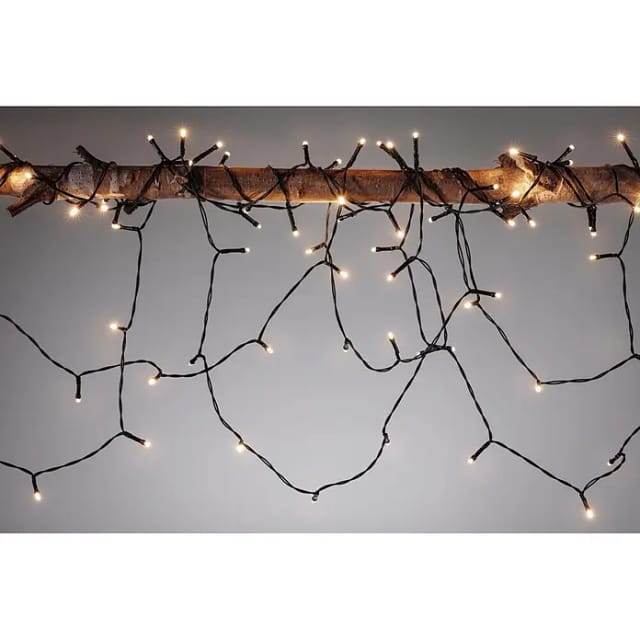 Paulmann Plug & Shine LED-Lichterkette Yuna (Außen, Warmweiß, Länge: 12,4 m)