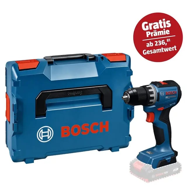 Bosch Professional AMPShare 18V Akku-Bohrschrauber (18 V, Ohne Akku, 70 Nm, Ohne Akku, L-BOXX 136)