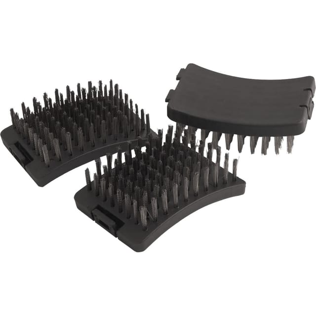 Baron Wechselköpfe Edelstahl, Grill-Reinigungsbürste