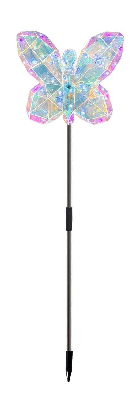 TrendLine LED Stecker Schmetterling 30 LED 19 x 63 cm weiß