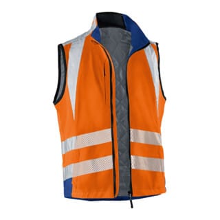 Kübler PSA Reflectiq Weste 7207 warnorange/kbl.blau XXL