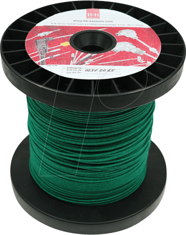 0230 0010-20 - Thermoleitung 2 x 0,22 mm², Typ K, FEP/Cu/FEP, 100 m