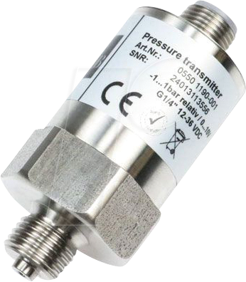 BB 0550 1190-002 - Drucktransmitter G1/4" 0-1 bar relativ 10V M12-Steckerbuchse