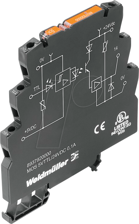 MOS 5-24 0,1A - Halbleiterrelais 1 NO, 24 V DC / 5 V DC, 0,1 A