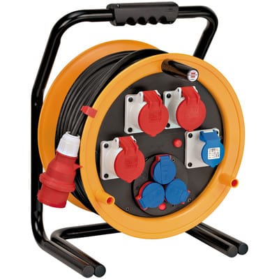 Professional Brobusta CEE 4 IP44 Gewerbe-/Baustellen-Kabeltrommel 40m H07RN-F 5G2,5