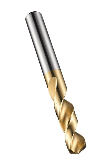 Spiralbohrer HSS 130° Spitzenwinkel DIN 1897 Extra kurz TiN A52011/64, 4.37mm