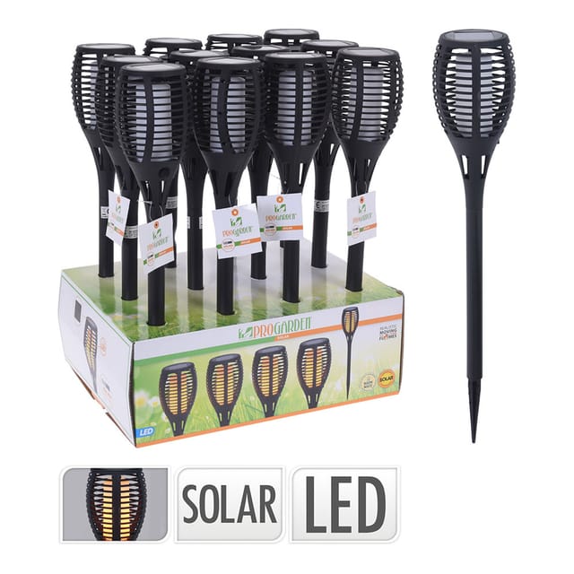 316923 Antorcha Solarsolar Flammeneffekt, Mehrfarbig