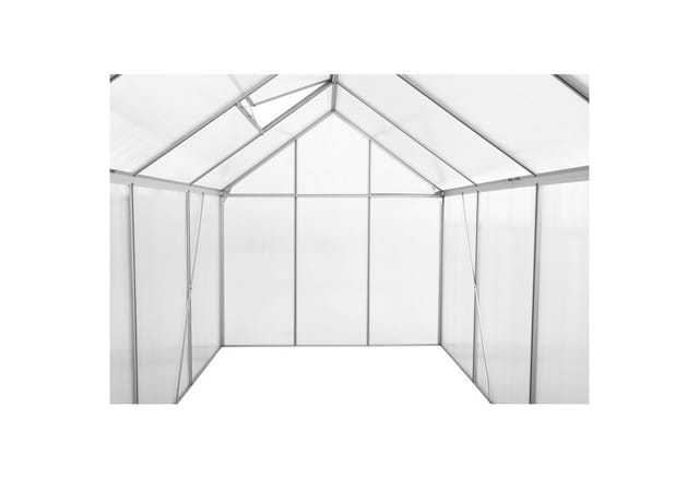 Zelsius - Aluminium Gewächshaus 250 X 190 Cm, 4 Mm Platten, 4,75m²