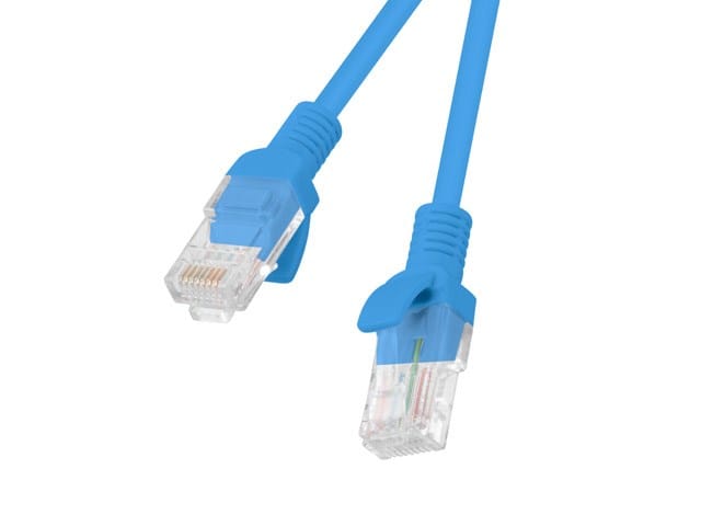 Patchkabel Lanberg Utp Kat. 5e 0,5 M Blau