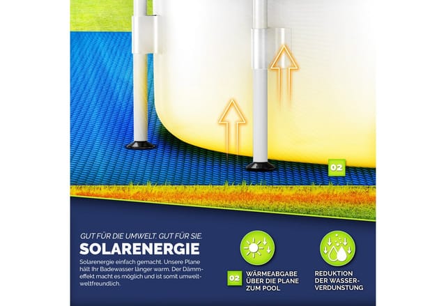 Tillvex Poolunterlage 274 X 274 Cm Bodenplane Bodenschutzplane Pool Bodenschutz Folie