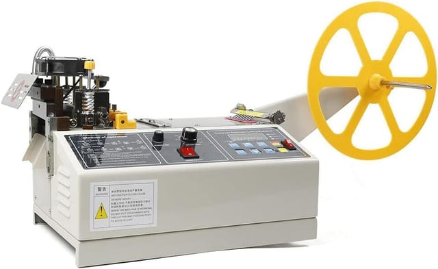 Automatische Gurtschneidemaschine, Gurtband Schneidemaschine, Digital Kalt- Und Heißschneider Breite, Band Messer, 110mm Breite 280w, 350 ° C Für Schneiden Von Leder, Klebeband
