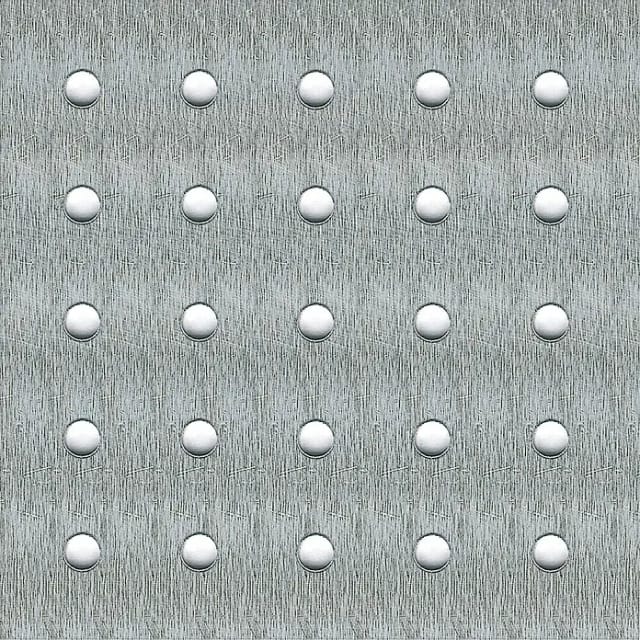 Kantoflex Rundlochblech (500 x 250 mm, Stärke: 1,5 mm, Stahl, Verzinkt)