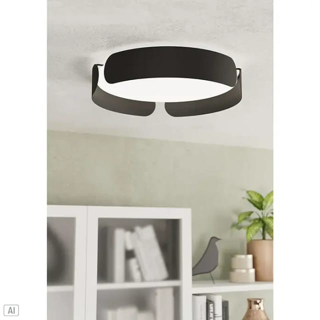 Eglo LED-Deckenleuchte Valcasotto (21,6 W, Ø x H: 37 x 75 cm, Warmweiß)