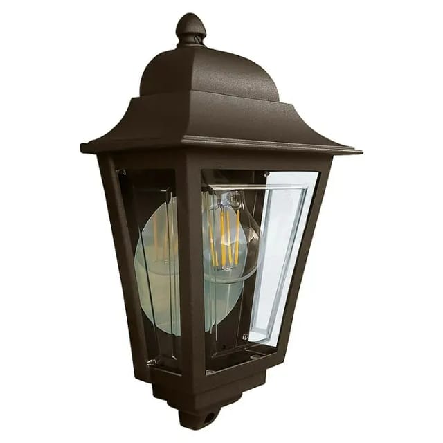 Elstead Außenwandleuchte Deco lane (60 W, 11 x 32,5 x 32,5 cm, Bronze, IP44)