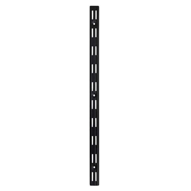 TrendLine Wandschiene 1-reihig schwarz 50 x 2,5 cm