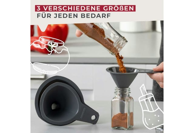 Fackelmann Trichter-Set 3-teilig