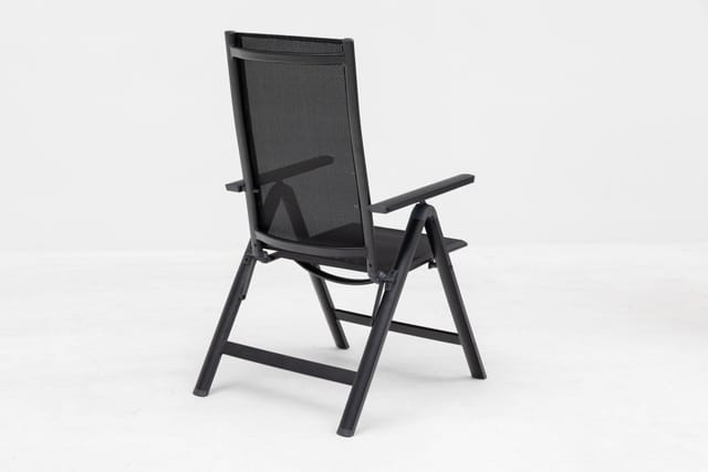 Primaster Gartenstuhl Aluminium Sorrento klappbar anthrazit