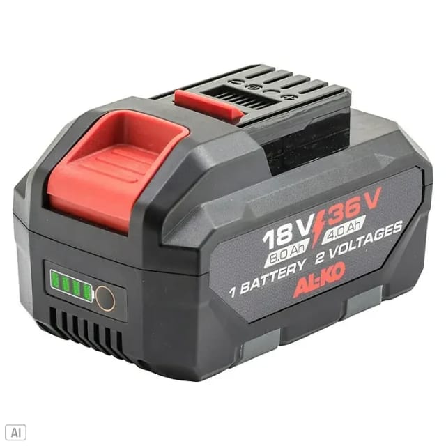 AL-KO Li-Ion Akku B160.6 Li 18 V / 36 V - 8,0 Ah / 4,0 Ah